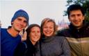Maciej, Ashe, Irena, and Jacek -- an early morning in Prague.
